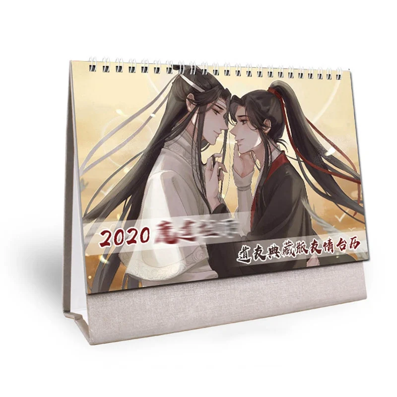 Аниме Mo Dao Zu Shi Настольный календарь Wei Wuxian Lan Wangji настольные календари ежедневник расписание