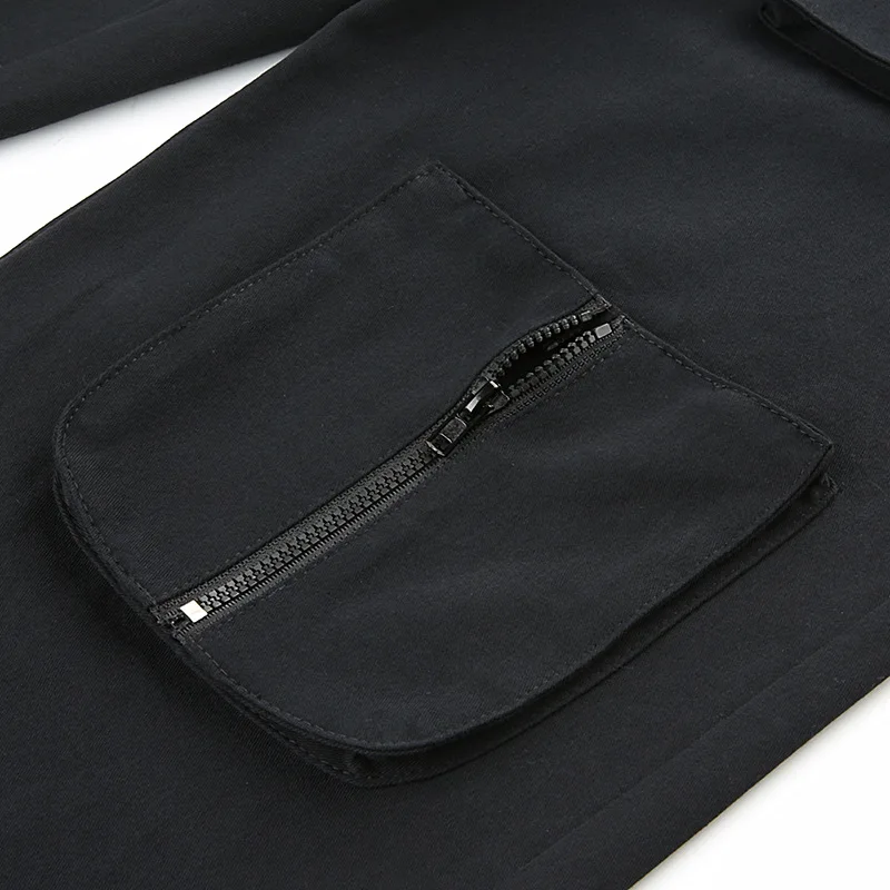 Новая уличная одежда Pantalones Mujer женские брюки-карго с несколькими карманами на молнии уличная мода Pantalon Femme Комбинезоны Брюки женские