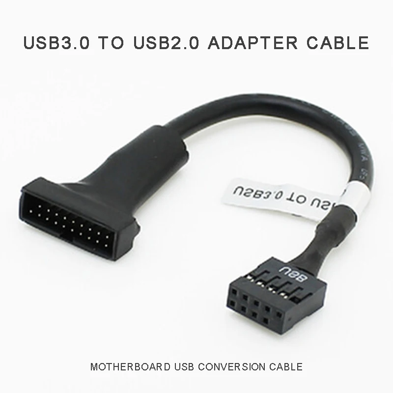 Гибкий кабель USB3.0 с 20-контактным штекером на 9-контактный разъем USB2.0 | Электроника