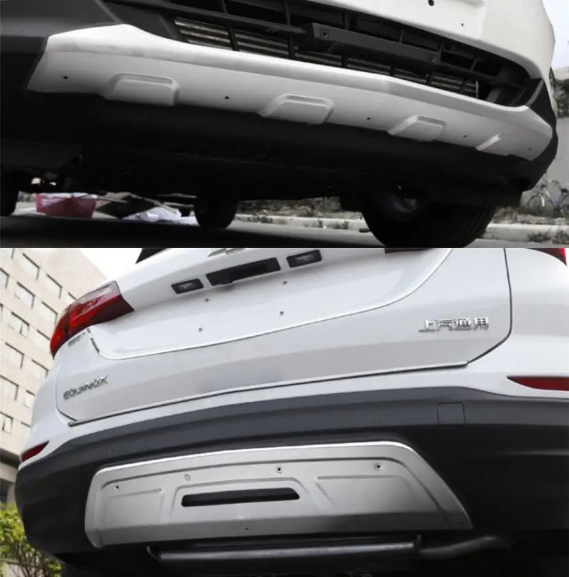 

For Chevrolet EQUINOX 2017.2018 Bumper Protector Guard Anti-impact Plate High Quality Stainless Steel Front+Rear Car Accessories