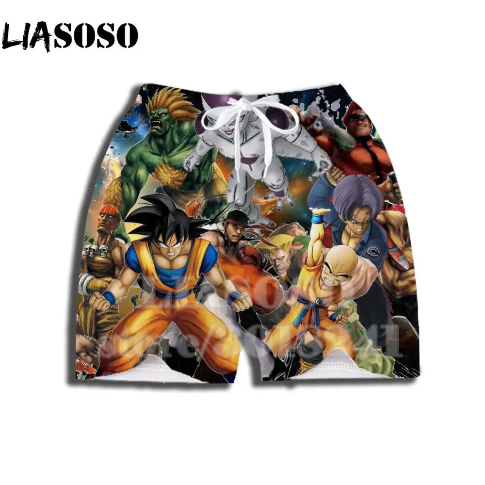 LIASOSO/Детская толстовка для подростков футболка с 3D принтом Dragon Ball Son Goku Детское пальто Топ для мальчиков и девочек, пуловер с круглым вырезом детские толстовки B157