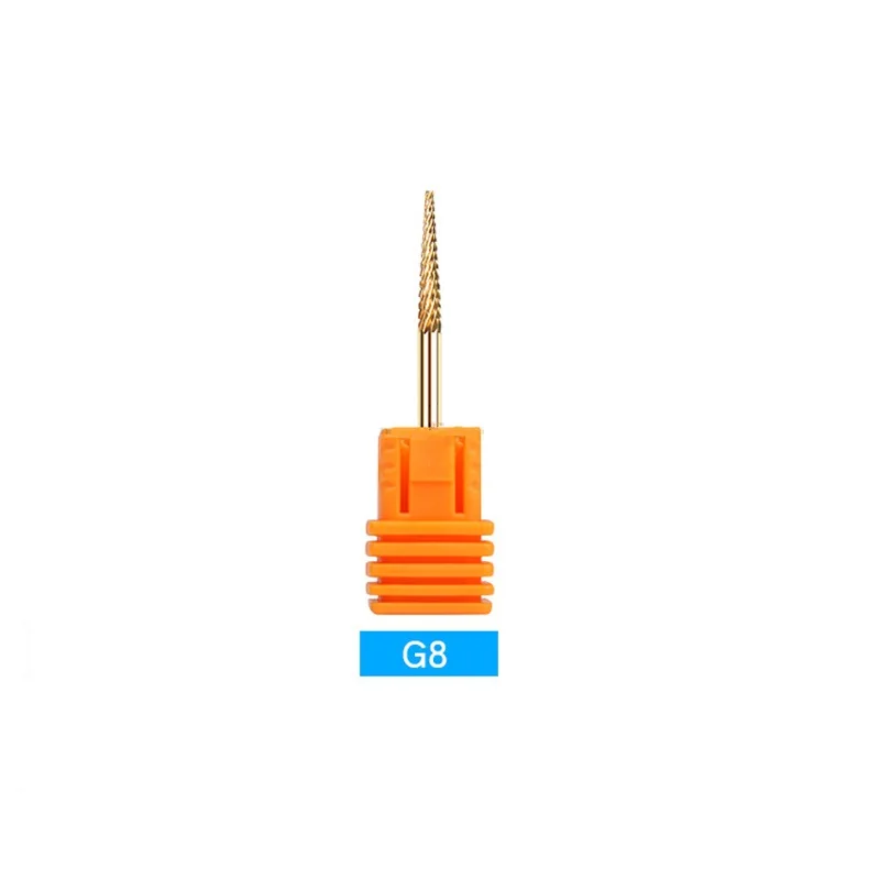 G8 Milling Manicure Machine Nail Drill Bits Tungsten Ceramic Carbide Milling Cutters For Nail Electric Drill Bits Nail Tools - Цвет: G8