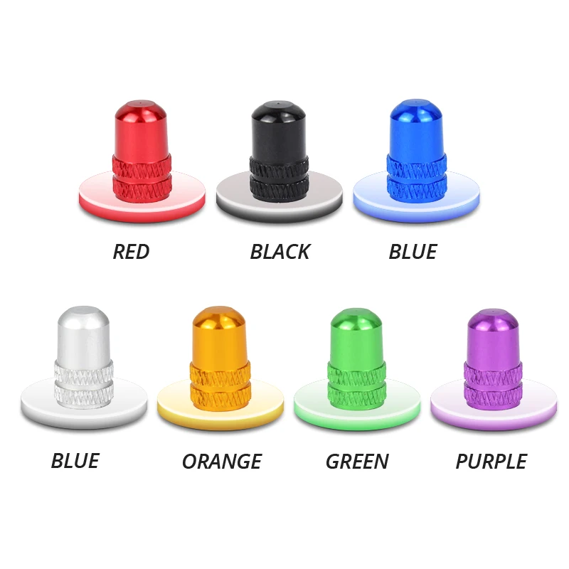 4/8pcs Aluminum Alloy Bicycle Tire Presta Valve Caps Bike Covered Protector MTB Road Tyre Dustproof AV/FV Valve Bike Accessories bicycle tire valve cap