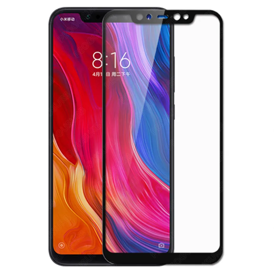 9D Полный Клей закаленное стекло полное покрытие экрана протектор для Xiaomi mi 9 9T 8 Max 3 Pocophone F1 красный mi Note 8 7 K20 6 5 Pro