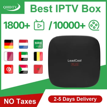 

QHDTV IPTV Arabic Nederlands Belgium Germany Spain Leadcool Plus Android 9.0 TV Box IPTV Arabic Morocco IP TV No App Included