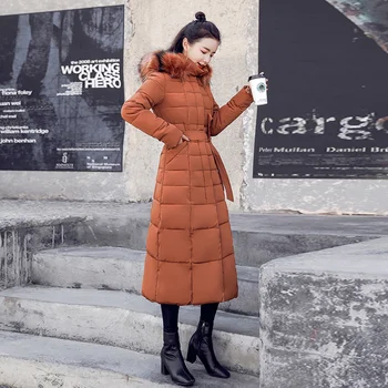 

2019 Women Winter Jacket New Arrival Fashion Slim Cotton Padded Warm Thicken Ladies Coat Long Coats Parka Women Jackets