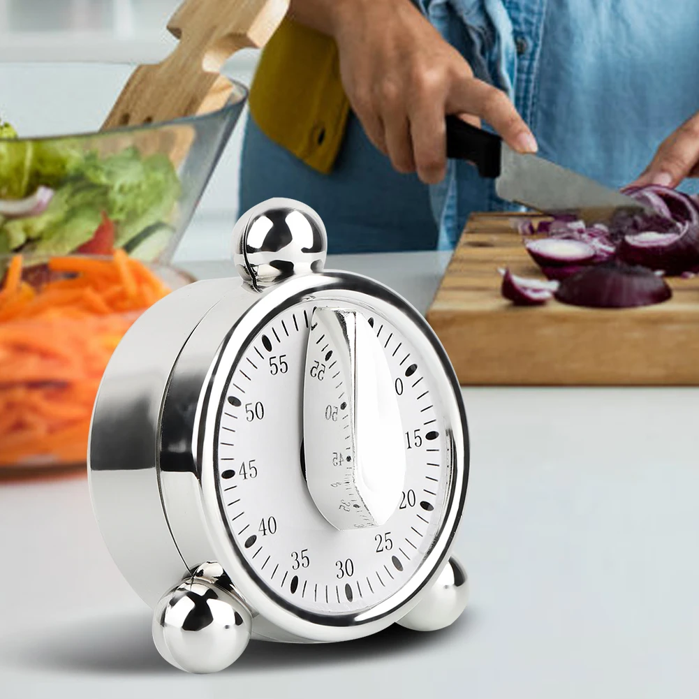 Alarm Clock 60minutes Kitchen Mechanical Timer Cooking Reminders Alarm Clock Practical Cooking Timer Alarm Clock