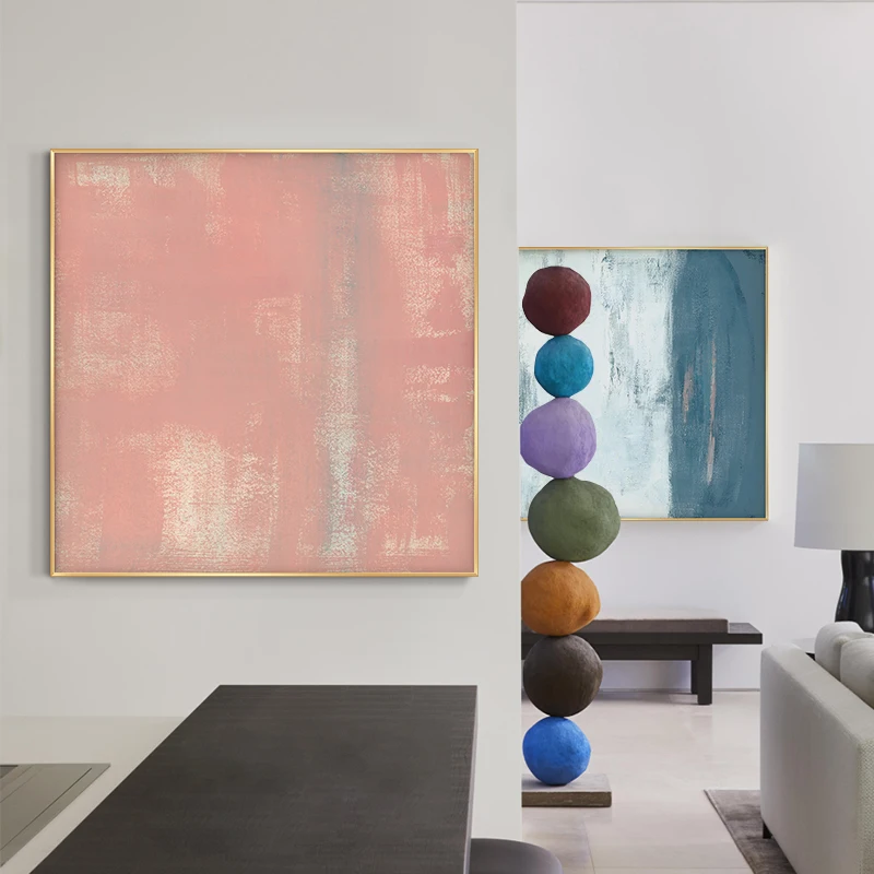 

Handmade Painting Nordic Decorative Painting Post-modern Simple Mural Living Room Sharply Fantasy Hanging Painting Large Size