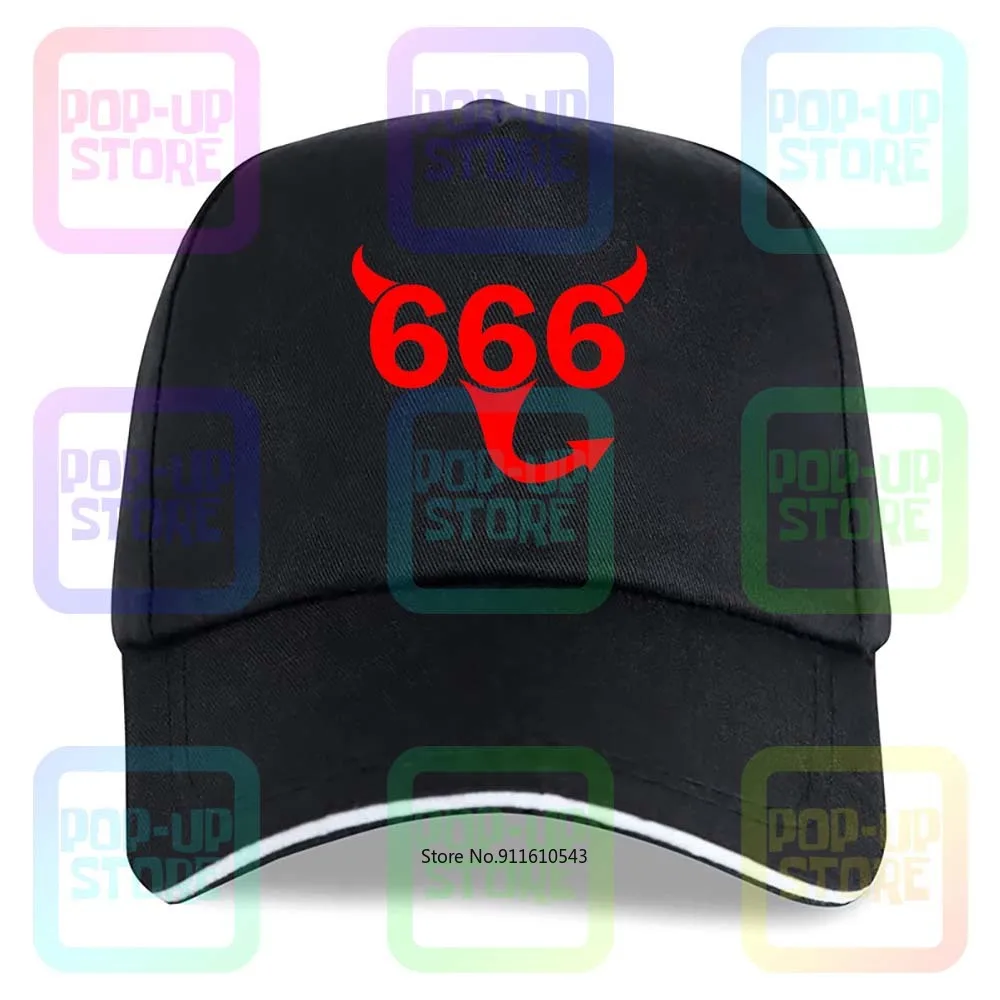 Бейсболка из хлопка в стиле ретро с рисунком ужасов t_s _ The Devilpre - 666 Wo | Аксессуары