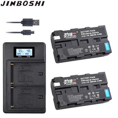 USB зарядное устройство+ 3x bateria NP-F570 NP-F550 NP-F330 NP F550 NP F330 Li-Ion Батарея для sony CCD-SC55 CCD-TRV81 DCR-TRV210 MVC-FD81 - Цвет: 2X B and Charger