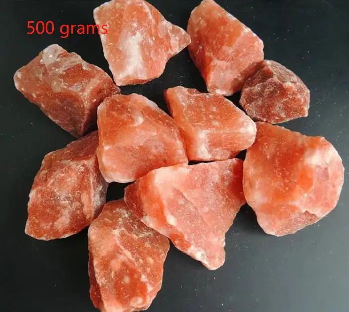 500 grams Натуральная Розовая Гималайская каменная соль для украшения своими руками - Цвет: 500 grams