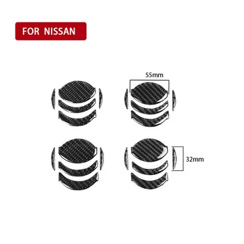 

New Arrival High Quality 20Pcs Carbon Fiber Console Air Vent Cover Sticker For Nissan GT-R R35 2008-2016