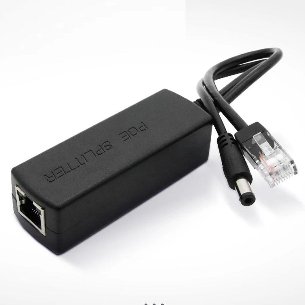 10/100M IEEE802.3at/af Power Over Ethernet PoE Splitter Adapter For IP Camera 80x27x22mm/3.15x1.06x0.87in | Электроника