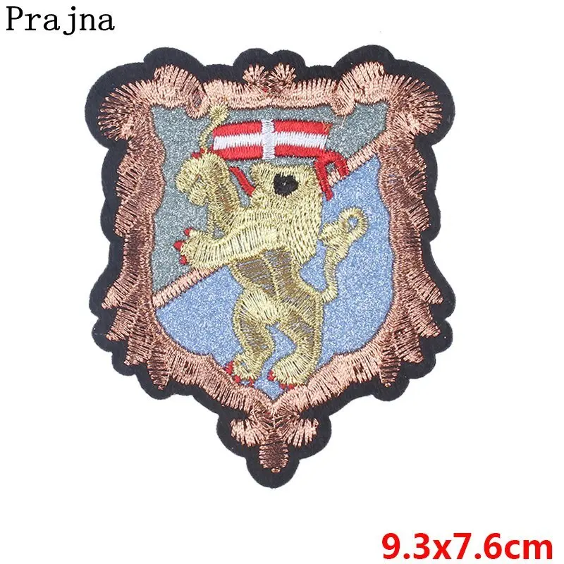 3580 Prajna хиппи вышитые нашивки мультфильм значок нашивки животное лев птица нашивка "Змея" Железная одежда для шитья аксессуары F - Цвет: 3580