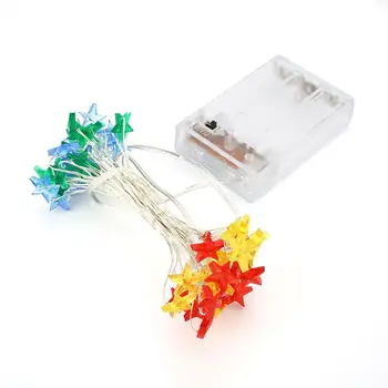 

5M 50LEDs Stars Battery Operated String Fairy Lights Home Indoor Decor