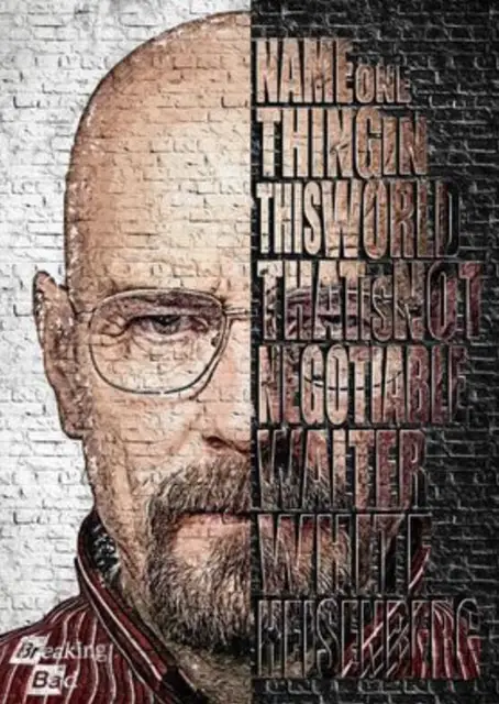 Heisenberg Walter White Inspirational Quotes Abstract Canvas Painting Breaking  Bad Movie Poster Prints Wall Art Home Room Decor - Painting & Calligraphy -  AliExpress