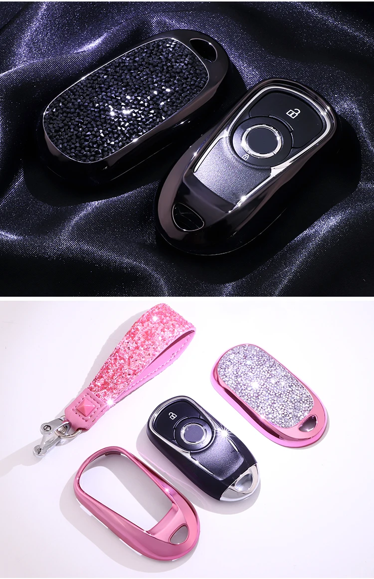 Модный роскошный Алмазный чехол для ключа автомобиля, чехол для Buick Envision Vervno GS 20T 28T Encore Opel Astra k, защитные аксессуары
