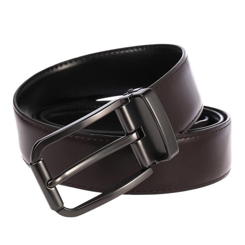 Black buckle Black Medyla пояса деловые мужские из кожи роскошный дизайн булавки пряжки ремни для джинсов коричневый ретро поясной ремень классический ceinture - Цвет: Black buckle Black