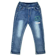 Летняя одежда для мальчиков новые стильные штаны детские модные джинсы в Корейском стиле джинсовые брюки для мальчиков