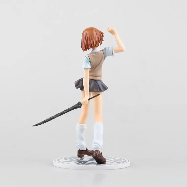 NEW hot 19cm Electro Master Toaru Kagaku no Railgun Mikoto Misaka Misaka Mikoto action figure toy Christmas gift doll collectors (13)