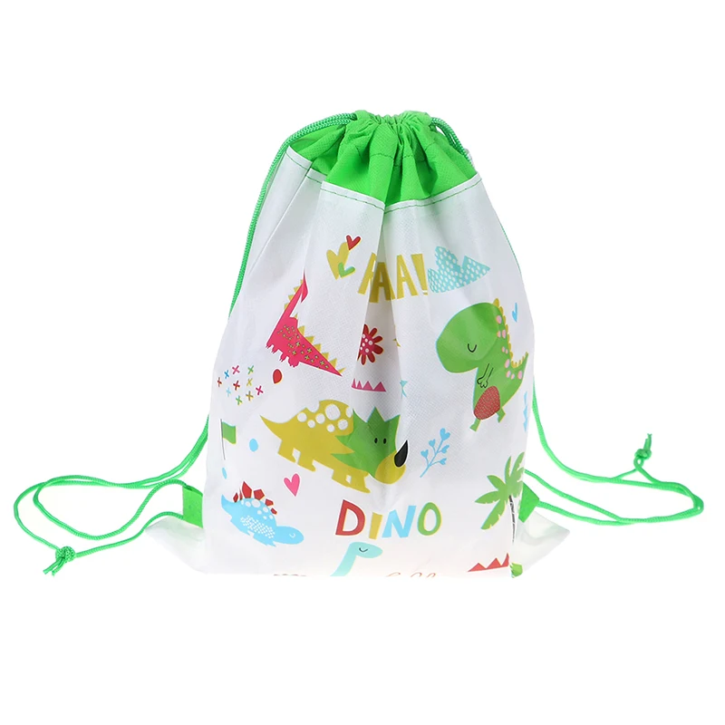 

Cartoon Dinosaur Drawstring Bags Kids Drawstring Backpack Pouch Laundry Bag Baby Clothes Clothings Children Organizer