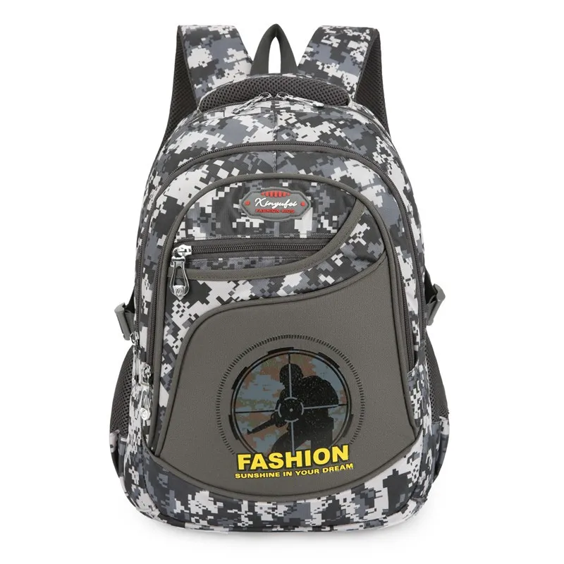 children School Bags boys Camouflage backpack Primary school orthopedic kids Waterproof mochila infantil | Багаж и сумки