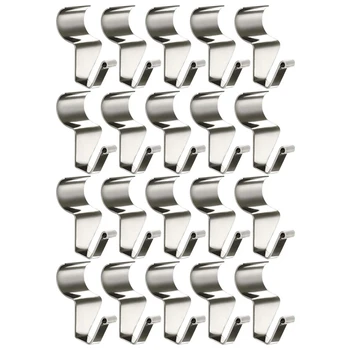 

HOT Vinyl Siding Hooks (Pack of 20), Stainless Steel Vinyl Siding Clips with No Holes for Hanging Ornaments