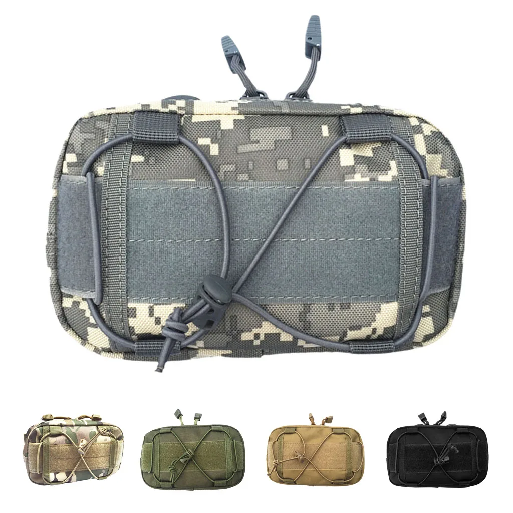 

1000D Nylon Waterproof Portable MOLLE Compact Small Multi-functional Utility Gadget Gear Pouch Bag for Hiking Hunting Running