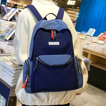 

2020 NEW Original Design Fashion College Student Backpack Shoulder Bag & Nylon Material Width 28cm Height 41cm Thickness 14cm