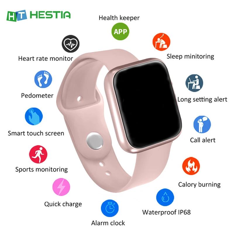 Women IP67 Waterproof Smart Watch P70 P68 Bluetooth 4.0 Smartwatch For Apple IPhone xiaomi LG Heart Rate Monitor Fitness Tracker
