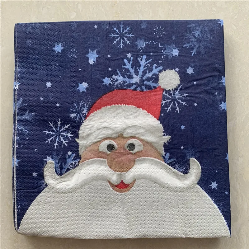 Letter To Santa CLAUSE Christmas NAPKINS DESIGN 4 Paper Napkins Serviettes 