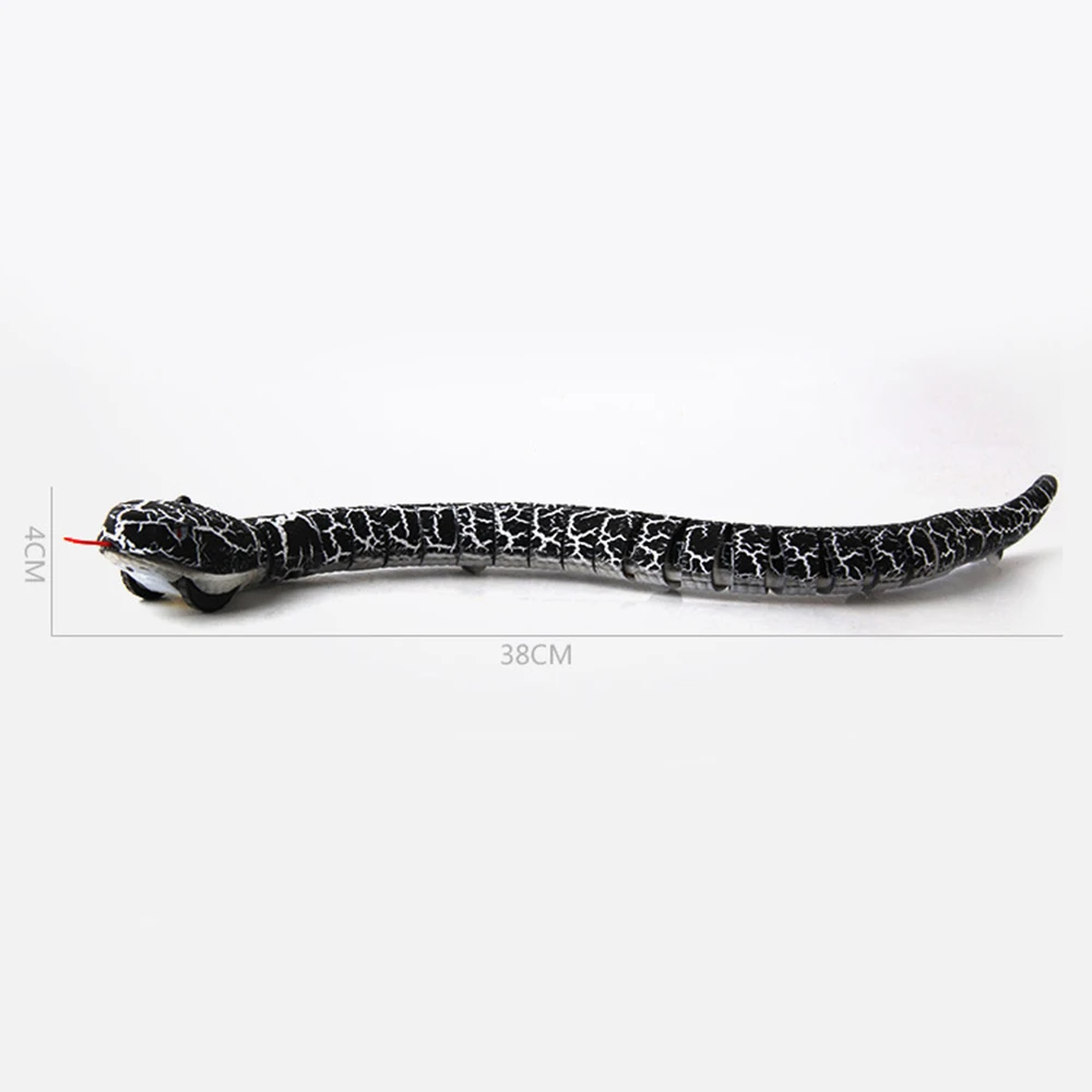 Simulation Remote Control Snake Rattlesnake Animal Trick Terrifying Mischief Toy Rechargeable Funny Joke Gift for Halloween
