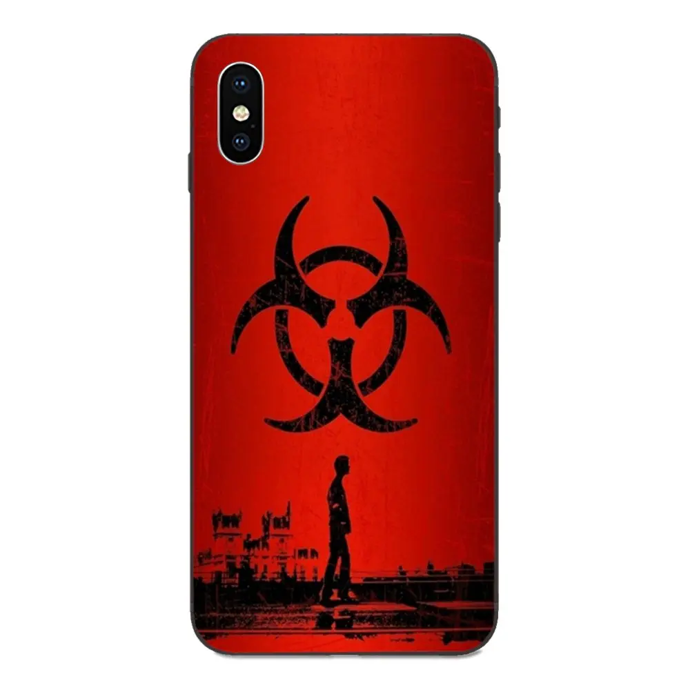 Для красный логотип Biohazard простой телефонные чехлы для Samsung Galaxy A3 A5 A6 A6s A7 A8 A9 A10 A20E A30 A40 A50 A60 A70 звезды плюс