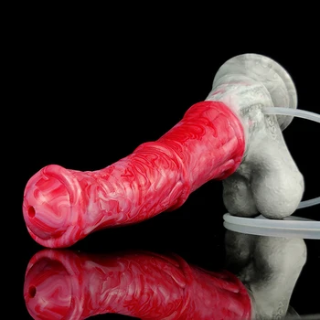 2022 New FAAK Squirting Dildo Silicone Ejaculation Dildo Animal Horse Dildo Big Penis Adults Sex Toys For Women Lesbian Sex Shop 5