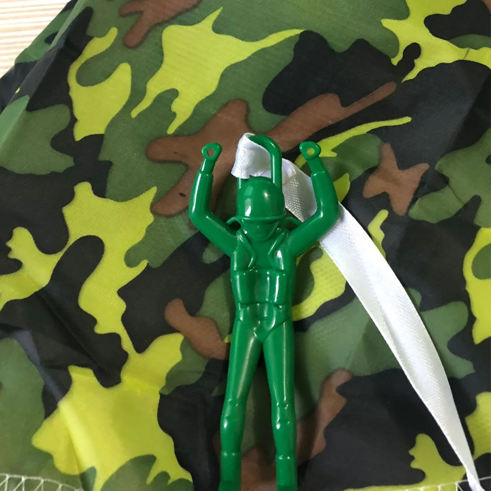 Mini soldat à lancer à la main, camouflage Parachute pour enfants, jouets de plein air, jeu éducatif, Sport volant pour enfants