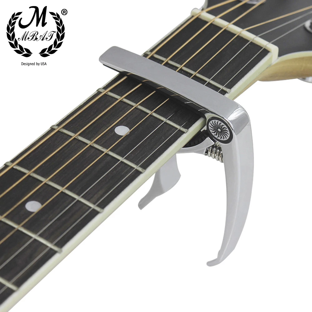 M MBAT Capo de guitarra acústica, llave de abrazadera de cambio Universal, aleación de Zinc, Metal, guitarra folclórica, para instrumentos musicales|Otras piezas y accesorios| AliExpress