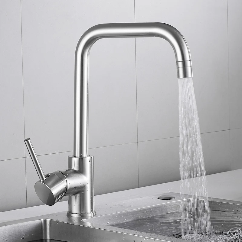 Nickel Kitchen Faucet / Black sink faucet swivel faucet classic single hole copper swivel faucet and kitchen faucet