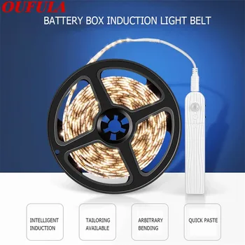 

OUTELA SMD Led Battery Box Light Strip With Human Induction 5V Smart Cabinet Bed