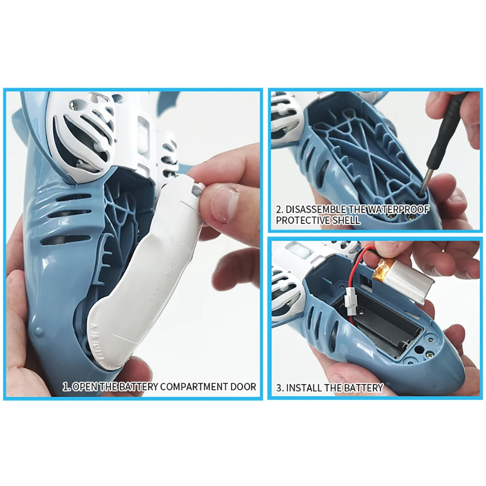 Brinquedo de Água Simulação Elétrica Tubarão Controle Remoto Piscina Banheiro 2.4g 4 High Quality Brinquedos e hobbies