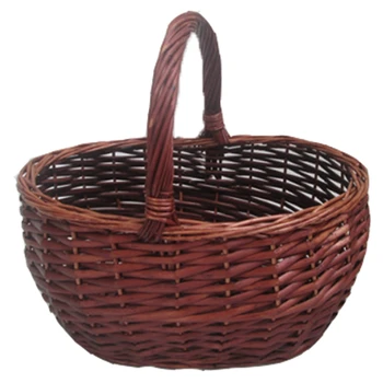 

Rattan Willow Weaving Straw Bamboo Weaving Portable Egg Basket Gift Basket Storage Basket Storage Basket