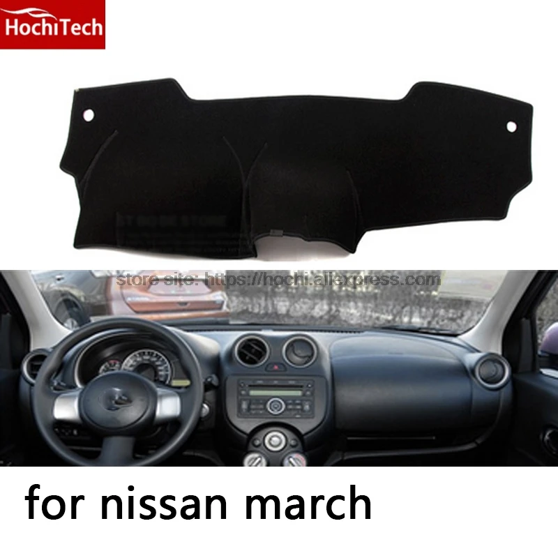type 1 HochiTech для Nissan march 2011- коврик для приборной панели защитный коврик тени Подушка Photophobism pad аксессуары для стайлинга автомобилей - Название цвета: type 1