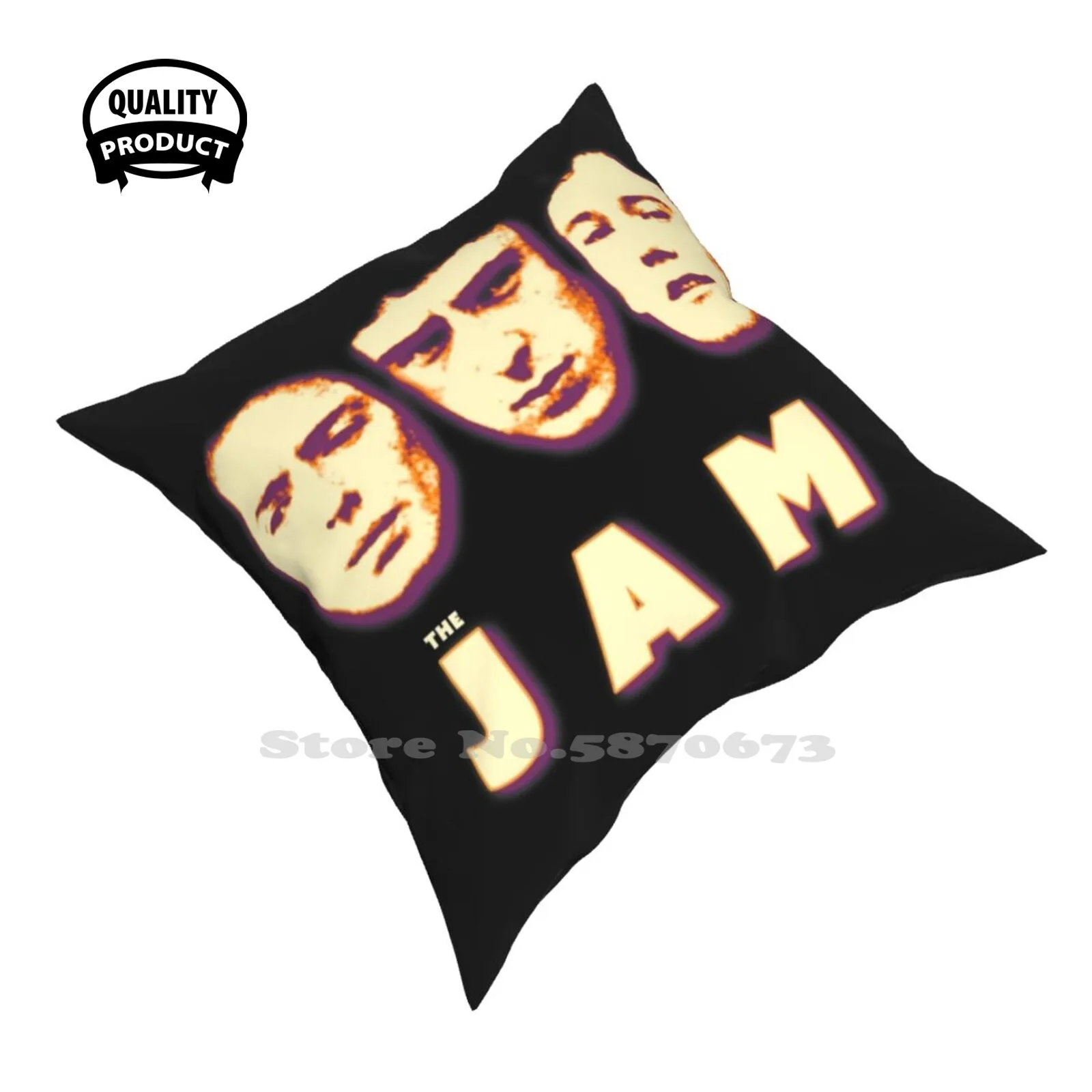 The Jam Morbida E Confortevole Federa Punk Music Weller Paul Bruce Foxton Rick Buckler Start Tubestation Midnight