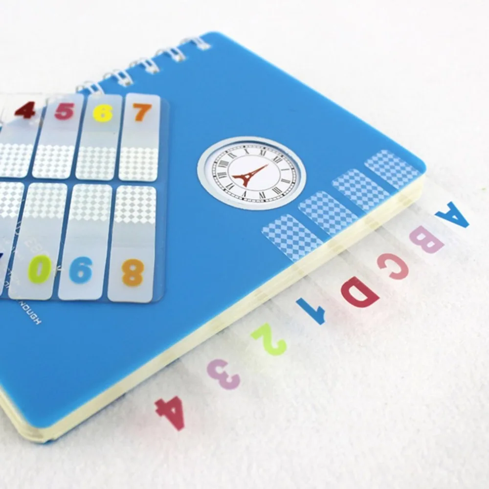 

P12-18 Plastic Classification Indicator Stickers Index Stickers Transparent