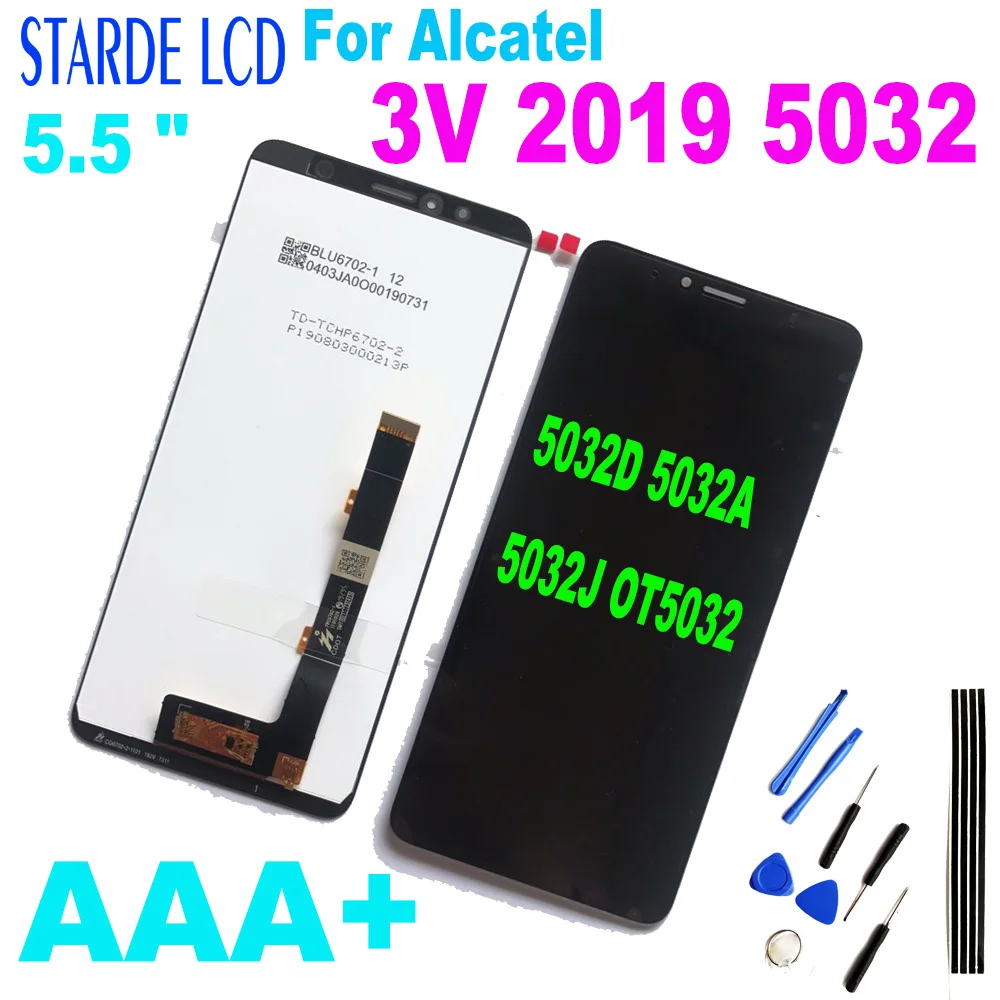 A-MIND Para Alcatel 3v 2019 5032W 6.7 Pulgadas LCD Pantalla Táctil Reemplazo Táctil Digitalizador Montaje Completo Con Herramientas Gratuitas (no Para Alcatel 3v 6.0 Pulgadas - Foto 7