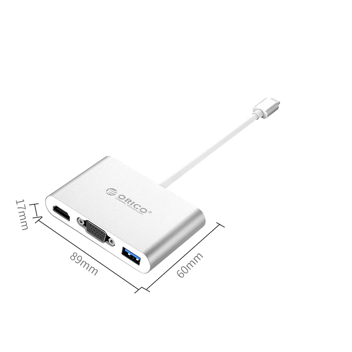 ORICO usb-хаб USB C к HDMI RJ45 VGA type-C PD адаптер для Mac/samsung Galaxy/huawei type C USB 3,0 концентратор