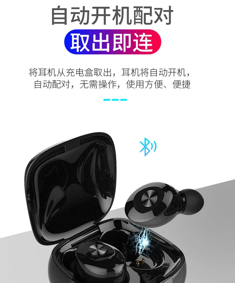 Новинка XG12 Bluetooth гарнитура мини беспроводные наушники TWS Bluetooth гарнитура 5,0 зарядный отсек
