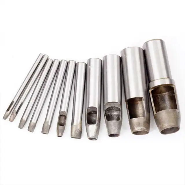 Punzone Ovale Per Pelle 5x3 Mm - Attrezzo Per Fori Cinture, Cinturini Orologio E Lavorazione Cuoio - Foto 5