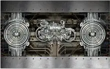 

Custom photo mural 3d wallpaper Cool Metal Machinery Pipe Bar KTV home decor 3d wall murals wallpaper for walls in rolls