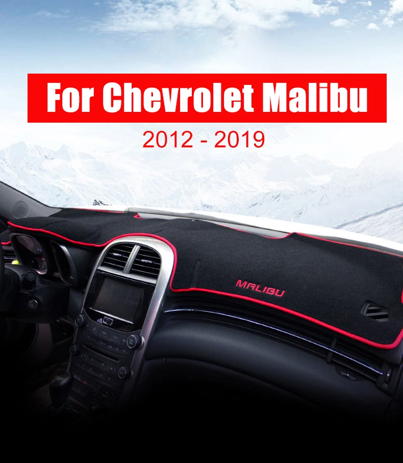 Для Chevrolet Malibu 2012 2013- Malibu XL- LHD крышка приборной панели автомобиля коврики Избегайте светильник колодки аксессуары для ковров