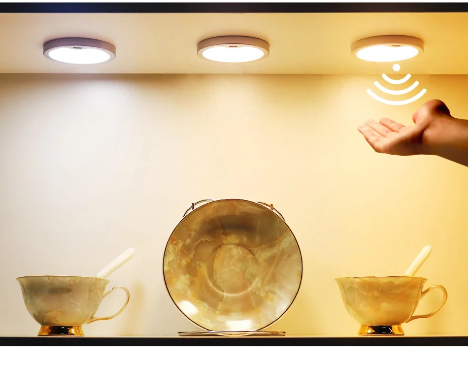 3W 12V DC PIR LED Cabinet Lights 21PCS Chips Motion Sensor Cabinet Lamp Kitchen Under Cabinet Lights Wardrobe Closet Lighting (5)